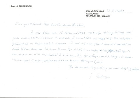 19930221 Kaart Tinbergen